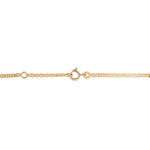 Bracelet Identit&eacute; Fanelia Maille Marine Or Jaune - Gourmettes Enfant | Marc Orian