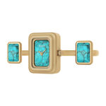 Montre Fossil Raquel Watch Ring Bleu - Montres &eacute;tanches Femme | Marc Orian