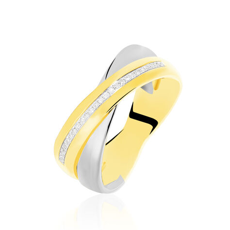 Bague Andrette Or Bicolore Diamant - Bagues Femme | Marc Orian