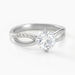 Bague Solitaire Essie Argent Blanc Oxyde De Zirconium - Solitaires Femme | Marc Orian