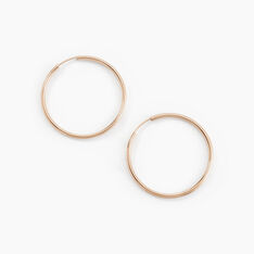 Créoles Valencina Or Rose - Boucles d'oreilles Créoles Femme | Marc Orian