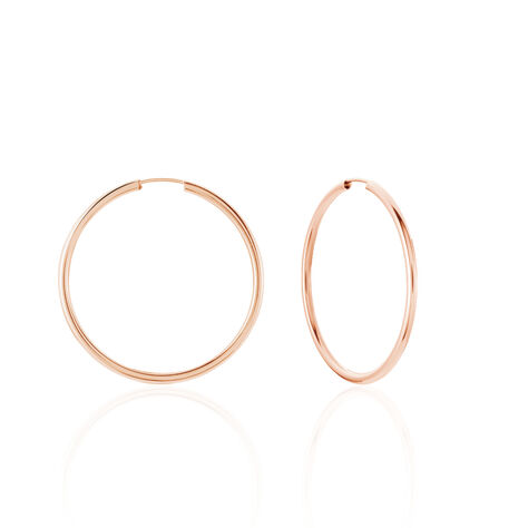 Créoles Valencina Or Rose - Boucles d'oreilles Créoles Femme | Marc Orian