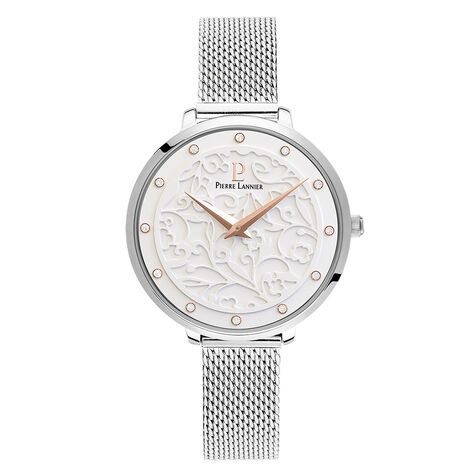 Montre Pierre Lannier Eolia Blanc - Montres Femme | Marc Orian