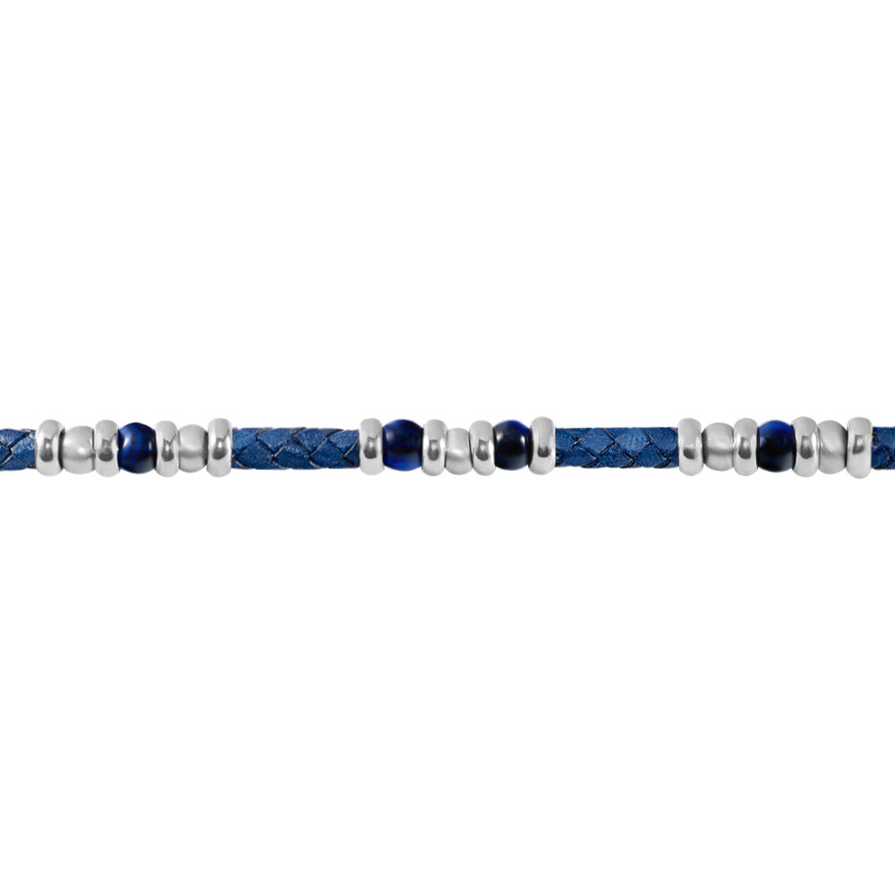 Bracelet Acier Gris Estieneto - Bracelets cuir Homme | Marc Orian