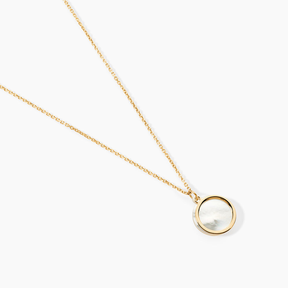 Collier Na&iuml;ade Or Jaune Nacre - Colliers avec pierres Femme | Marc Orian