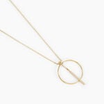 Collier Or Jaune Guda Oxyde De Zirconium - Colliers avec pierres Femme | Marc Orian