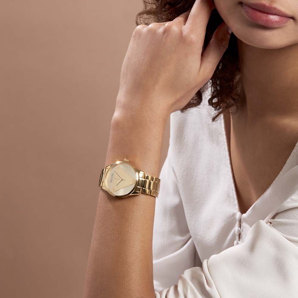 Montre Guess Emblem Champagne - Montres étanches Femme | Marc Orian