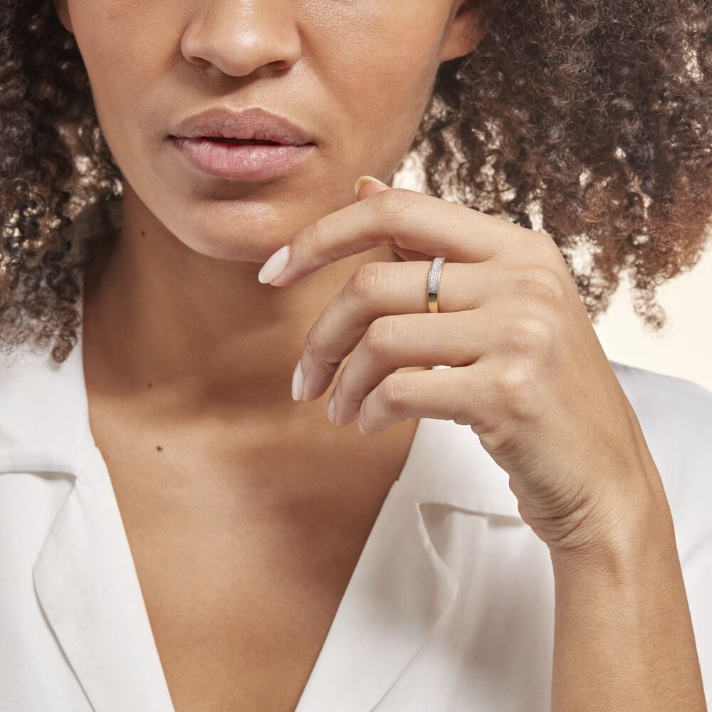 Bague Serafina Or Jaune Diamant - Bagues pierres précieuses Femme | Marc Orian