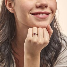 Bague Sagesse Or Jaune Rubis Et Diamant - Bagues Femme | Marc Orian