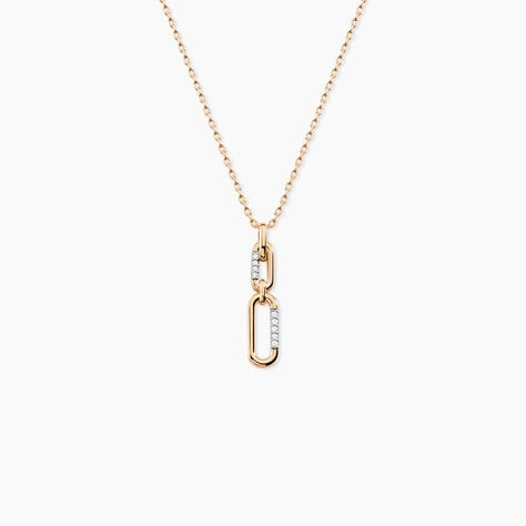 Collier Plaqu&eacute; Or Mietta Oxydes De Zirconium - Colliers avec pierres Femme | Marc Orian
