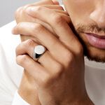 Chevali&egrave;re Acier Blanc Jerald - Bijoux fantaisie Homme | Marc Orian