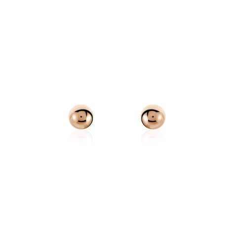 Boucles D'oreilles Puces Or Rose Fidelia - Puces Femme | Marc Orian