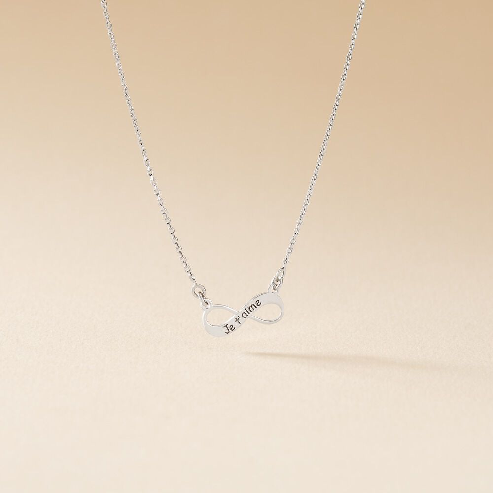 Collier Argent Blanc Wandis - Colliers Femme | Marc Orian