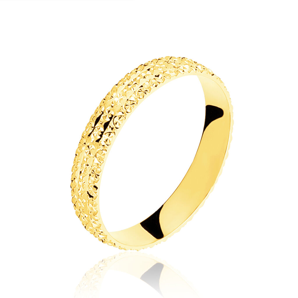 Alliance Roxie Ruban Plat Or Jaune - Alliances duo Unisex | Marc Orian
