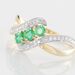 Bague Simma Or Jaune Diamant Et Emeraude - Bagues vintage Femme | Marc Orian