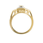 Bague Hans Plaqu&eacute; Or Oxyde Pierre - Bagues avec pierre Femme | Marc Orian