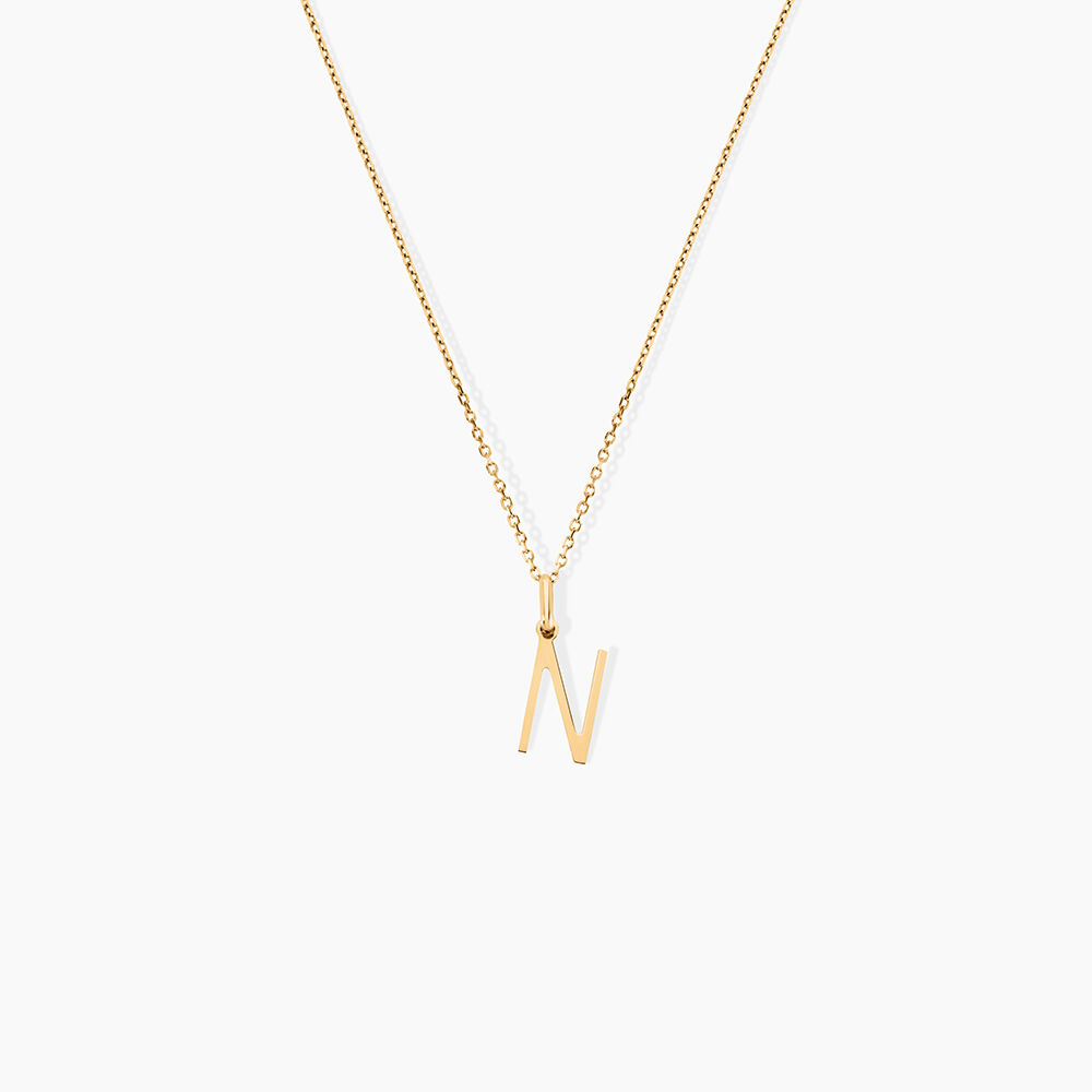 Pendentif Ionia Lettre Or Jaune - Pendentifs Famille | Marc Orian