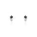 Boucles D'oreilles Puces Maymana Argent Blanc Oxyde De Zirconium - Puces Femme | Marc Orian