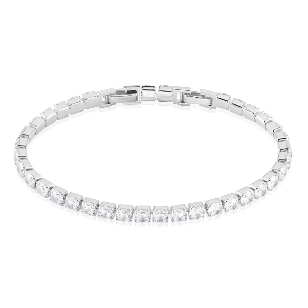 Bracelet Lou-anne Argent Blanc Oxyde De Zirconium Blanc - Bracelets chaînes Femme | Marc Orian