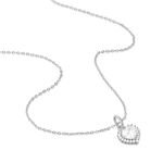Collier Calvi Argent Blanc Oxyde De Zirconium - Colliers avec pierres Femme | Marc Orian