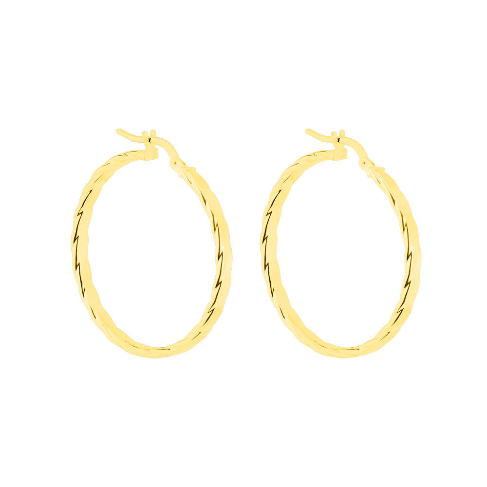 Cr&eacute;oles Deniz Or Jaune - Cr&eacute;oles Femme | Marc Orian