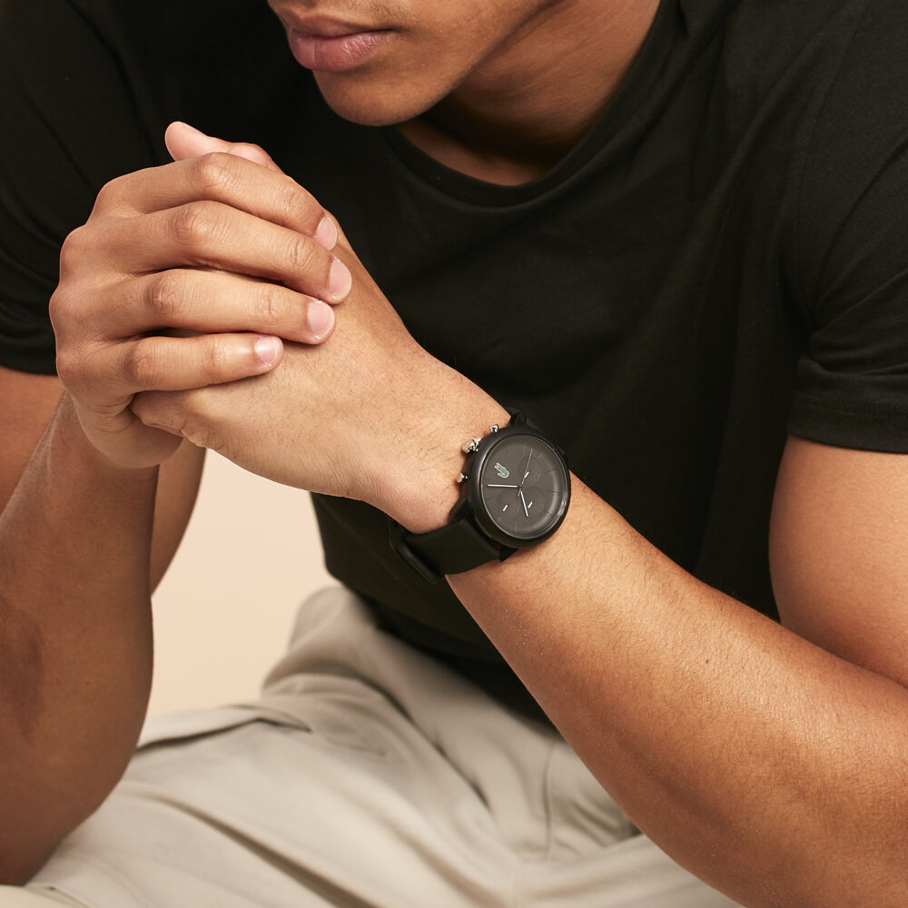 Montre Lacoste .12.12 Chrono Noir - Ventes Privées Homme | Marc Orian