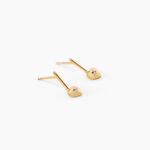 Boucles D'Oreilles Pendantes Benesh Argent Dor&eacute; A L'Or 750/1000 Am&eacute;thyste - Pendantes Femme | Marc Orian