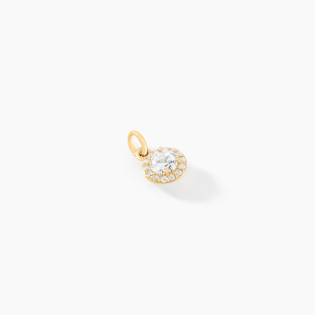 Pendentif Seghira Or Jaune Oxyde De Zirconium - Pendentifs Femme | Marc Orian