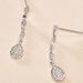 Boucles D'oreilles Pendantes Unice Or Blanc Diamant - Pendantes Femme | Marc Orian