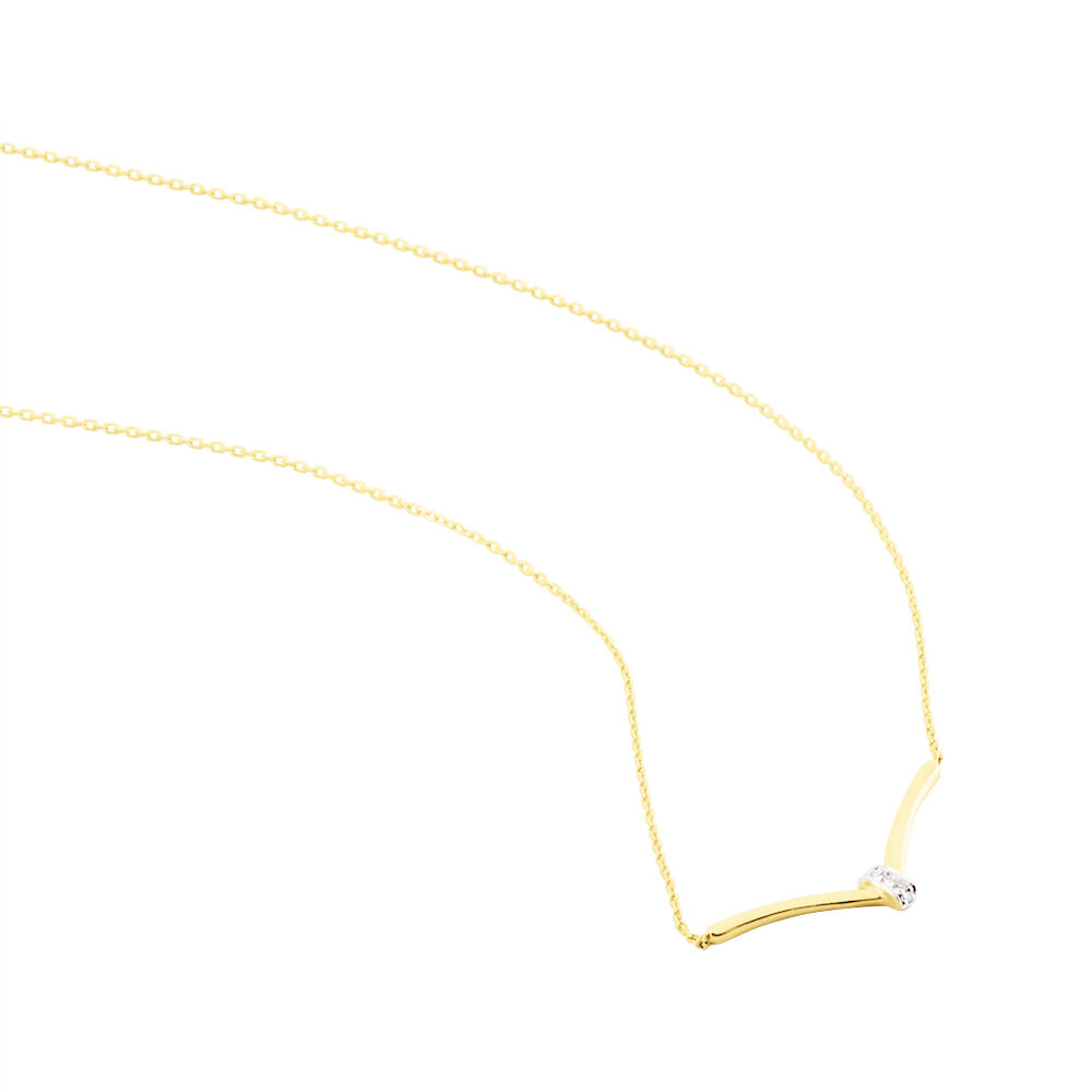 Collier Rosmerta Or Jaune Diamant - Colliers avec pierres Femme | Marc Orian