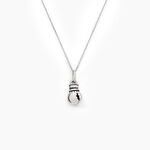 Pendentif Oskar Argent Blanc - Bijoux fantaisie Homme | Marc Orian