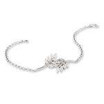 Bracelet Ble Argent Blanc Oxyde De Zirconium - Bracelets fantaisie Femme | Marc Orian