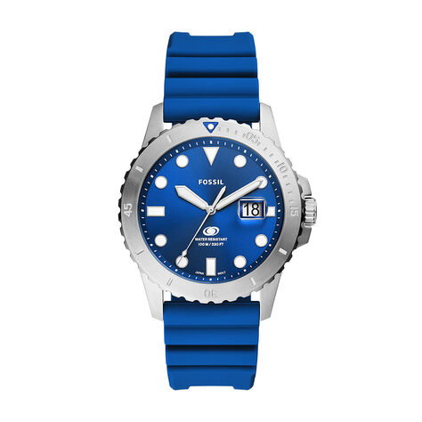Montre Fossil blue Bleu - Montres sport Homme | Marc Orian