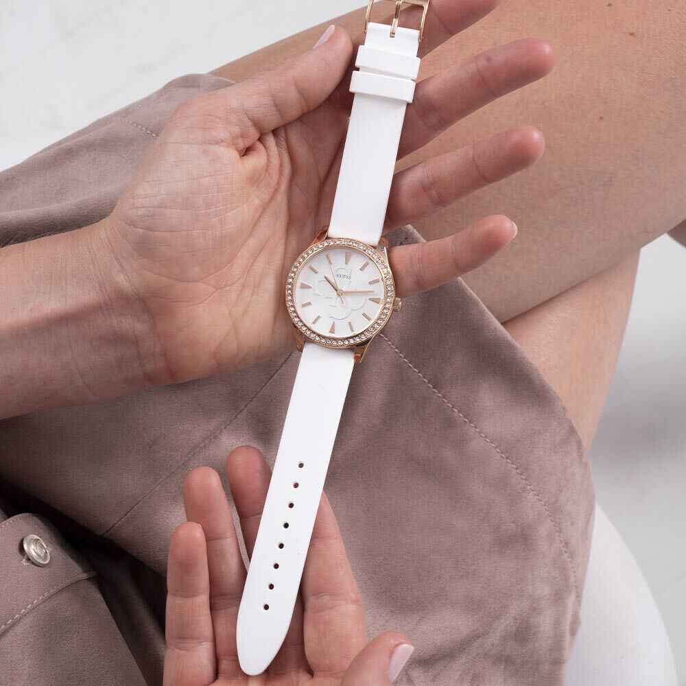 Montre Guess Anna Blanc - Montres étanches Femme | Marc Orian