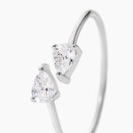 Bague Cinzia Argent Blanc Oxyde De Zirconium - Bijoux fantaisie Femme | Marc Orian