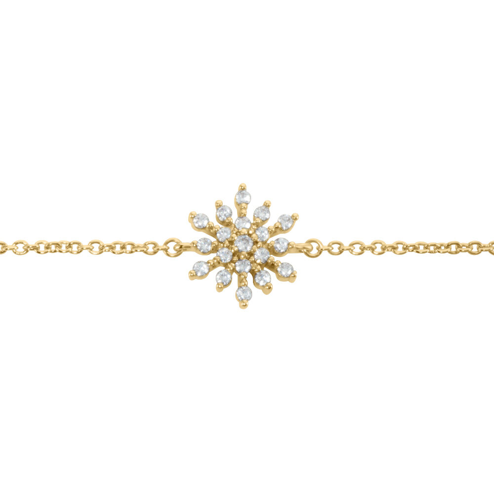 Bracelet Plaqué Or Lisha Oxyde De Zirconium - Bracelets chaînes Femme | Marc Orian