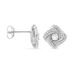 Boucles D'oreilles Puces Anasthase Argent Blanc Oxyde De Zirconium - Pendantes Femme | Marc Orian