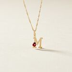 Pendentif Helidie Coccinelle Lettre Or Jaune - Pendentifs Enfant | Marc Orian