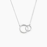 Collier Yalaz Argent Blanc Oxyde De Zirconium - Colliers avec pierres Femme | Marc Orian