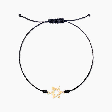 Bracelet Faye Or Jaune Oxyde De Zirconium - Bracelets cordons Unisex | Marc Orian