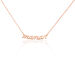 Collier Mendi Argent Rose - Colliers maman Femme | Marc Orian