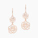 Boucles D'oreilles Pendantes Margotte Argent Rose - Pendantes Femme | Marc Orian