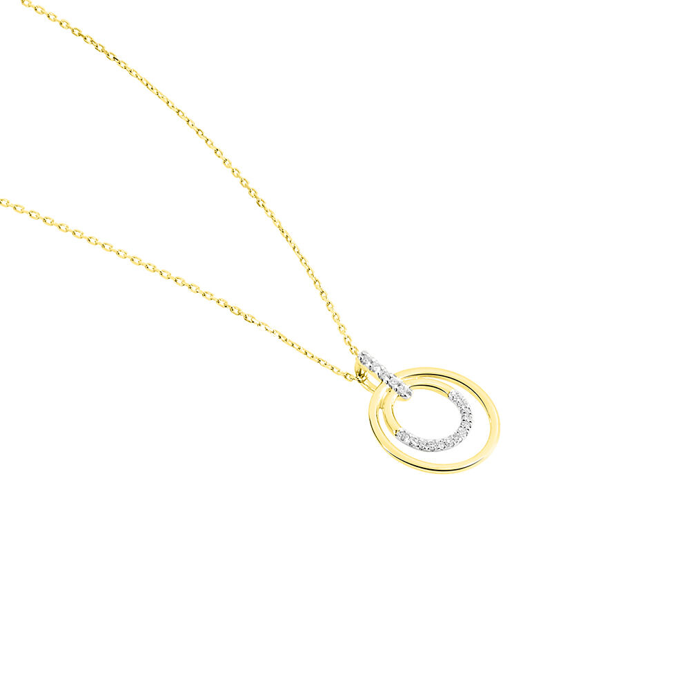 Collier Mellisse Or Jaune Diamant - Colliers avec pierres Femme | Marc Orian