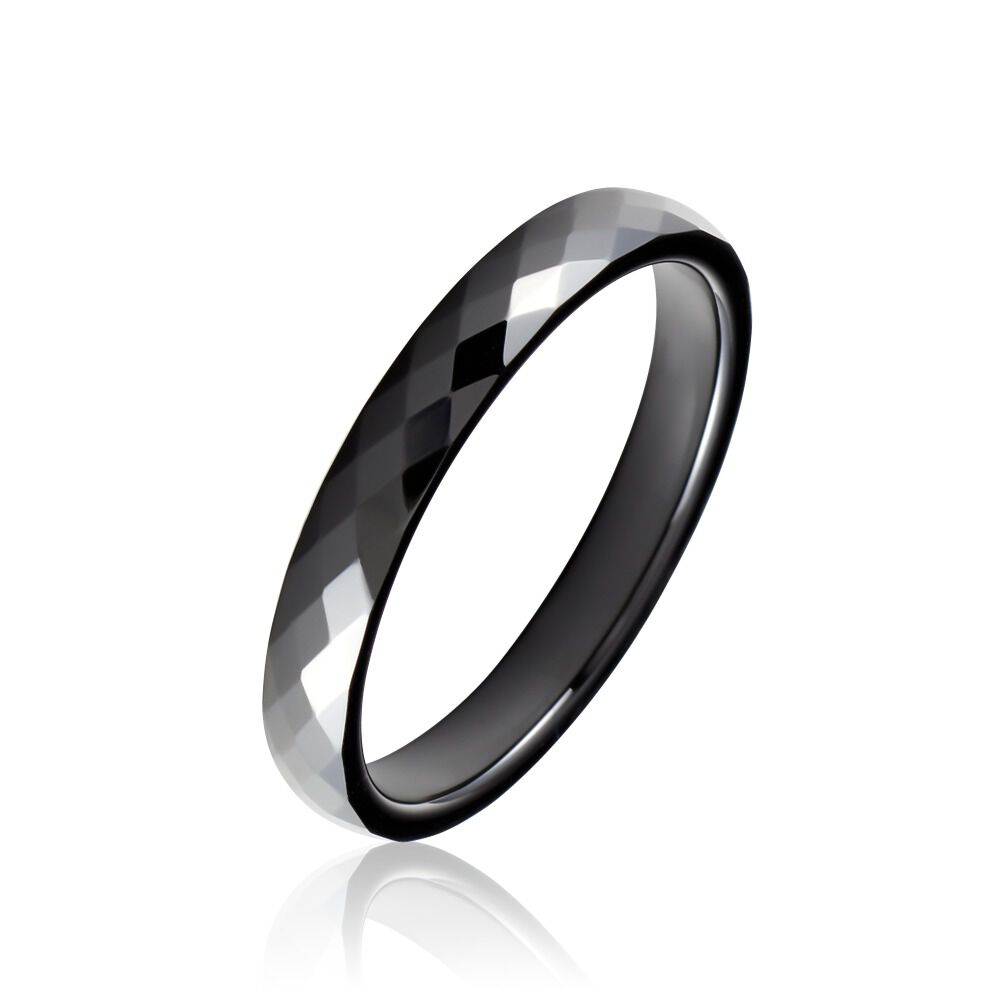 Bague Pilar Petite Ceramique Noir Céramique - Bagues avec pierre Femme | Marc Orian