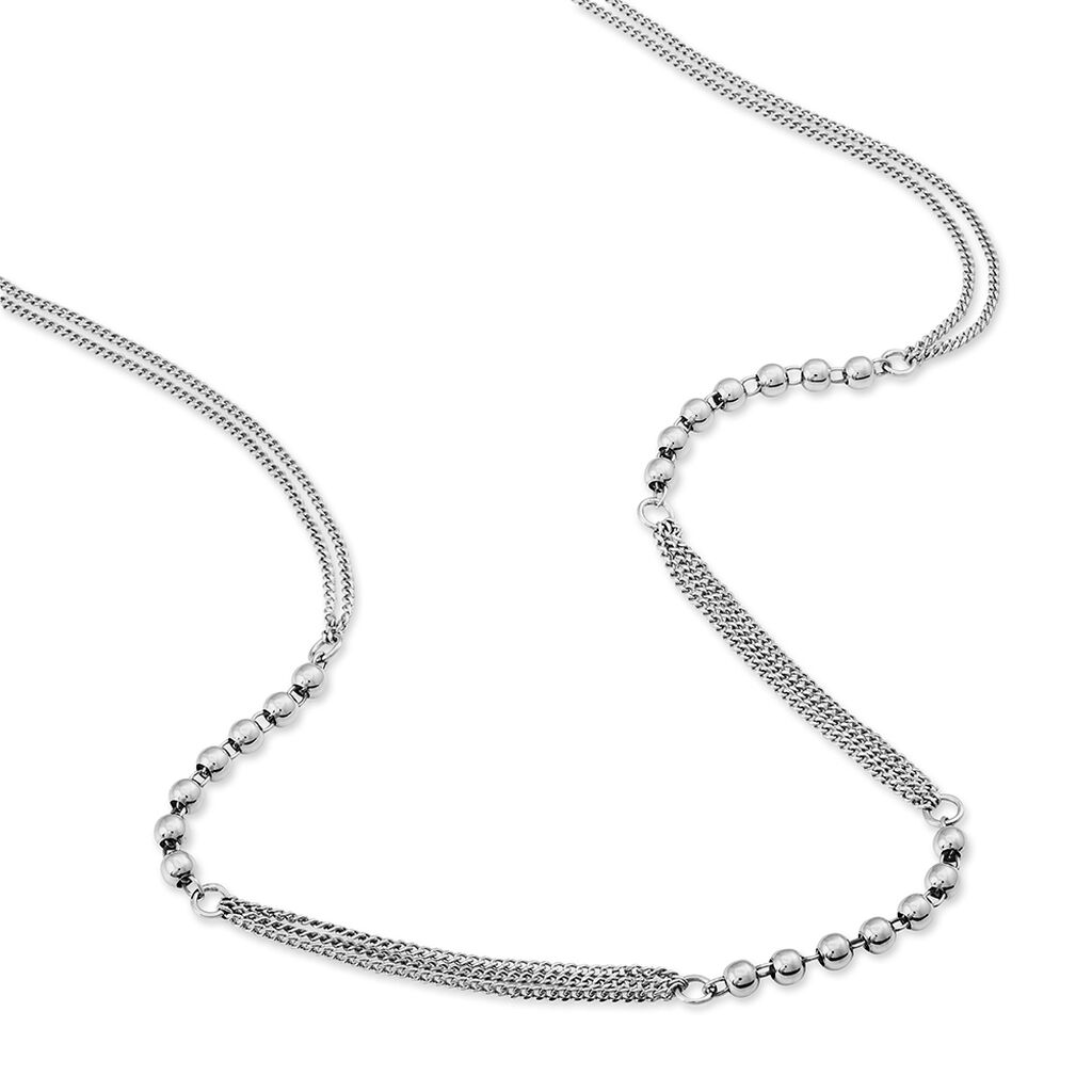 Collier Melodie Argent Blanc - Colliers Femme | Marc Orian