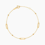 Bracelet Ennio Or Jaune - Bracelets cha&icirc;nes Femme | Marc Orian