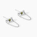 Bijoux D'oreilles Desert Argent Blanc Oxyde De Zirconium - Piercings d'oreilles Femme | Marc Orian