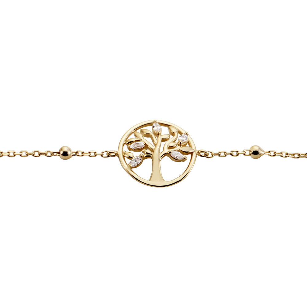 Bracelet Plaqué Or Heribald Oxydes De Zirconium - Bracelets chaînes Femme | Marc Orian
