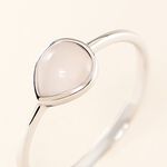 Bague Tao Argent Blanc Quartz - Bijoux fantaisie Femme | Marc Orian