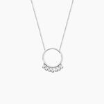 Collier Orida Argent Blanc Oxyde De Zirconium - Colliers avec pierres Femme | Marc Orian
